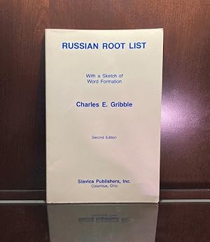 Bild des Verk�ufers f�r Russian Root List With a Sketch of Word-Formation zum Verkauf von Picky Books