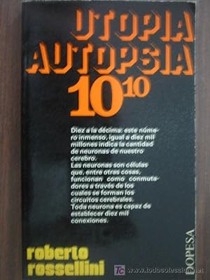 Immagine del venditore per UTOPA AUTOPSIA 10 venduto da Librera Maestro Gozalbo