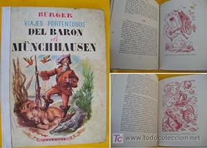 Imagen del vendedor de VIAJES PORTENTOSOS DEL BARON DE MÜNCHHAUSEN a la venta por Librería Maestro Gozalbo
