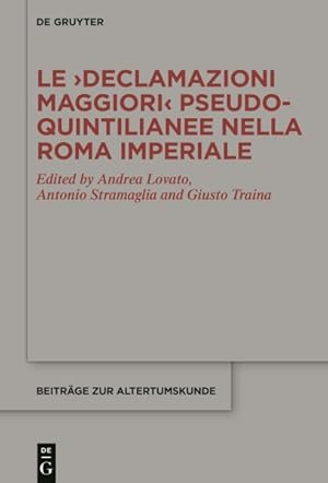 Immagine del venditore per Le Declamazioni Maggiori Pseudo-Quintilianee Nella Roma Imperiale -Language: italian venduto da GreatBookPricesUK