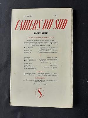 Bild des Verk�ufers f�r Les Cahiers du Sud. N�336, ao�t 1956. zum Verkauf von Le Livre � Venir