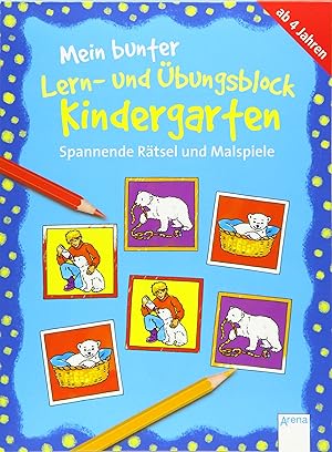 Immagine del venditore per Spannende R�tsel und Malspiele: Mein bunter Lern- und �bungsblock KINDERGARTEN (Kleine R�tsel und �bungen f�r Kindergartenkinder) venduto da Rarewaves.com USA