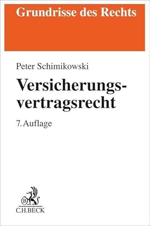Immagine del venditore per Versicherungsvertragsrecht (Grundrisse des Rechts) venduto da Rarewaves.com UK