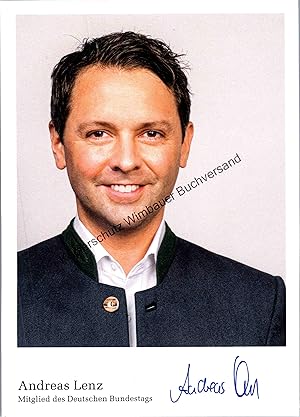 Imagen del vendedor de Original Autogramm Andreas Lenz MdB CSU /// Autogramm Autograph signiert signed signee a la venta por Wimbauer Buchversand
