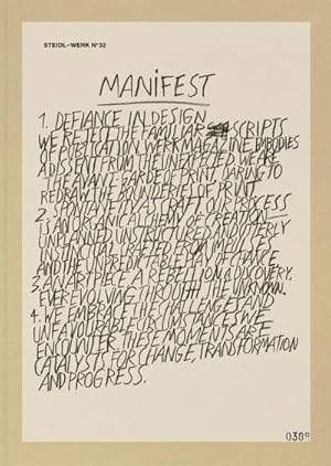 Imagen del vendedor de STEIDL-WERK No. 32: MANIFEST a la venta por Rheinberg-Buch Andreas Meier eK