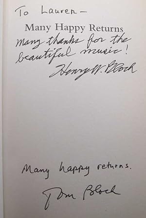 Seller image for Many Happy Returns: The Story of Henry Bloch, America's Tax Man for sale by Easy Chair Books