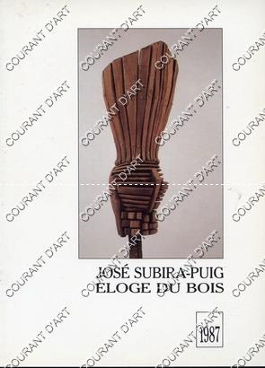 JOSE SUBIRA-PUIG. ELOGE DU BOIS. 1987. MUSEE DES AUGUSTINS. CHAPELLE CHÂTEAU ROYAL COLLIOURE. (We...