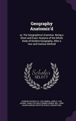 Seller image for Geography Anatomiz'd for sale by Rarewaves.com UK