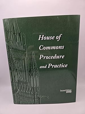 Imagen del vendedor de House of Commons Procedure and Practice a la venta por Bay Used Books