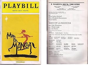 Seller image for Man of La Mancha (playbill) for sale by DR Fine Arts
