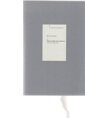 Imagen del vendedor de ( mit beiliegender Preisliste ) Zwei Retrospektiven. "Berliner Dialoge"; 3. Ausstellung vom 25. Januar bis 29. M�rz 2003. Galerie Brusberg; Berlin. a la venta por Fundus-Online GbR Borkert Schwarz Zerfa�