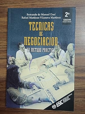 Imagen del vendedor de TECNICAS DE NEGOCIACION - UN METODO PRACTICO a la venta por SUE�OS DE PAN