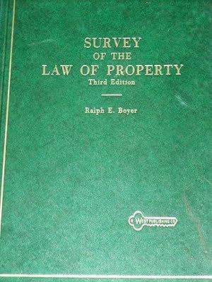 Imagen del vendedor de Survey of the Law of Property a la venta por -OnTimeBooks-