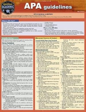 Seller image for APA Guidelines for sale by Rarewaves.com USA