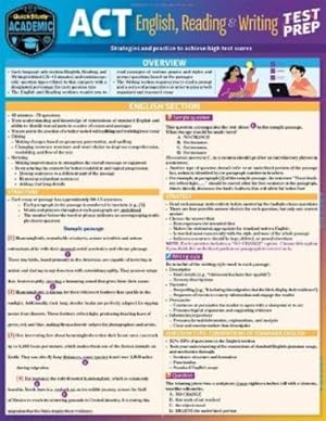 Immagine del venditore per ACT English, Reading and Writing Test Prep venduto da Rarewaves.com USA