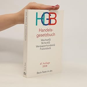 Imagen del vendedor de Handelsgesetzbuch a la venta por Bookbot