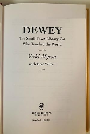 Dewey Cat Library by Myron Vicki, First Edition – AbeBooks