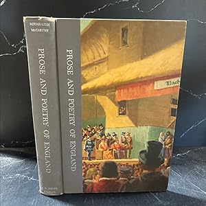 Imagen del vendedor de prose and poetry of england book, by delmer rodabaugh, agnes l. mccarthy, 1955 Hardcover a la venta por Greenworld Books