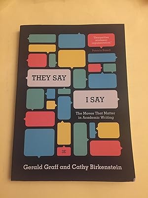 Imagen del vendedor de "They Say / I Say": The Moves That Matter in Academic Writing, with 2016 MLA Update (Third Edition) a la venta por Greenworld Books