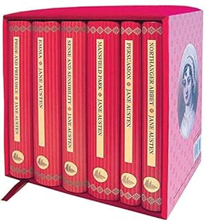 Seller image for Jane Austen 6-Book Boxed Set: Containing: Emma, Pride and Prejudice, Sense and Sensibility, Mansfield Park, Northanger Abbey and Persuasion - all illustrated (Collector's Library) for sale by WeBuyBooks