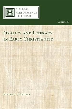 Immagine del venditore per Orality And Literacy In Early Christiani venduto da GreatBookPricesUK