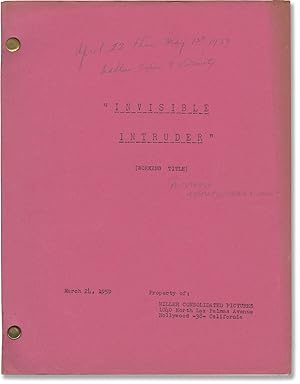 Immagine del venditore per The Amazing Transparent Man [The Invisible Intruder] (Original screenplay for the 1960 film) venduto da Royal Books, Inc., ABAA