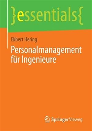 Imagen del vendedor de Personalmanagement F�r Ingenieure -Language: german a la venta por GreatBookPrices