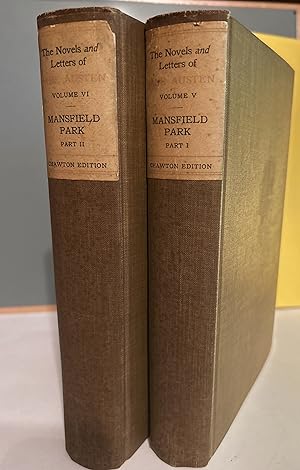 Seller image for Mansfield Park. 2 volumes. The Novels and Letters of Jane Austen, Volume 5 & 6. for sale by GLENN DAVID BOOKS