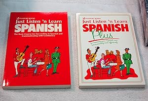 Seller image for Just Listen and Learn Spanish: For Beginners 2 books for sale by Preferred Books