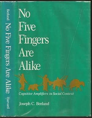 Image du vendeur pour No Five Fingers are Alike: Cognitive Amplifiers in Social Context mis en vente par The Book Collector, Inc. ABAA, ILAB