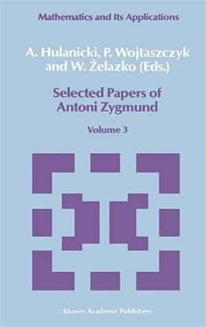 Immagine del venditore per Selected Papers of Antoni Zygmund venduto da GreatBookPricesUK