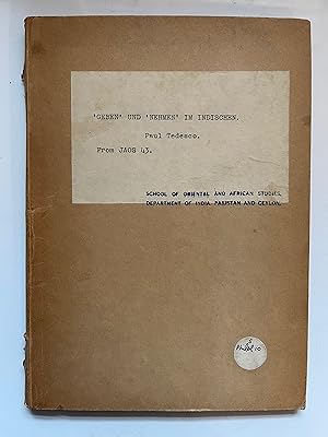 Bild des Verk�ufers f�r Geben und Nehmen im Indischen zum Verkauf von Joseph Burridge Books