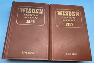 1956 & 1957 Wisden Hardbacks