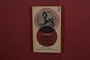 Imagen del vendedor de ANTHROPOLOGISCHE FORSCHUNG. Zur Selbstbegegnung und Selbstentdeckung des Menschen a la venta por Butterfly Books GmbH & Co. KG
