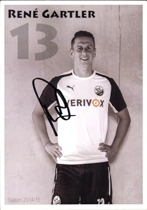 Bild des Verk�ufers f�r Autogrammkarte Fu�baller Ren� Gartler, SV Sandhausen, Autogramm zum Verkauf von akpool.de - akpool GmbH