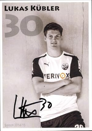 Bild des Verk�ufers f�r Autogrammkarte Fu�baller Lukas K�bler, SV Sandhausen, Autogramm zum Verkauf von akpool.de - akpool GmbH