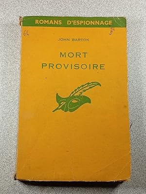Seller image for Mort provisoire for sale by D�mons & Merveilles