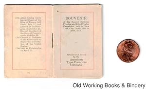 Imagen del vendedor de WAY TO WEALTH Clearly shown in a variety of useful and interesting maxims from POOR RICHARD'S ALMANAC. Issued as a SOUVENIR of the second National Printing and Allied Trades Exposition held in New york City, April 18th-25th 1914, The. a la venta por OLD WORKING BOOKS & Bindery (Est. 1994)
