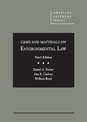 Imagen del vendedor de Cases and Materials on Environmental Law (American Casebook Series) a la venta por Goodwill of Greater Milwaukee and Chicago