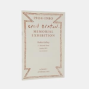 Immagine del venditore per Cecil Beaton 1904-1980. Memorial Exhibition venduto da Beaux Books, ABA, ILAB