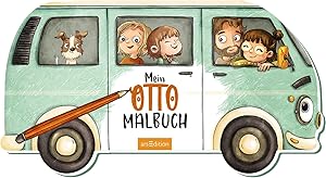 Imagen del vendedor de OTTO f�hrt los - Mein OTTO-Malbuch: 20 Malvorlagen f�r unterwegs Ausmalbuch ab 4 Jahren f�r alle Vanlife-Fans and Camperkinder a la venta por Rarewaves.com USA