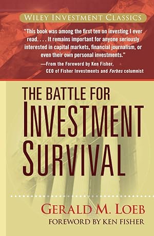 Imagen del vendedor de Battle for Investment Survival a la venta por Blue Vase Books