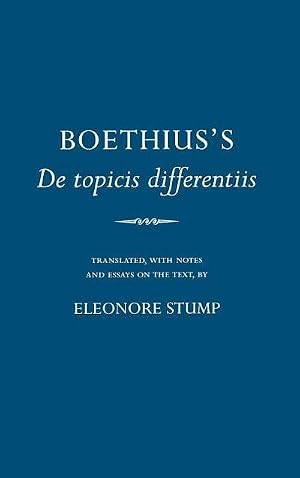 Bild des Verk�ufers f�r "Boethius's \"De topicis differentiis\" " zum Verkauf von AHA-BUCH GmbH
