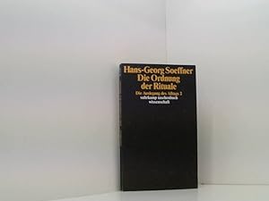 Bild des Verk�ufers f�r Die Ordnung der Rituale. Die Auslegung des Alltags II. 2. Die Ordnung der Rituale zum Verkauf von Book Broker