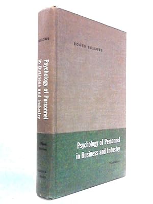 Seller image for Psychology of Personnel in Business and Industry for sale by World of Rare Books