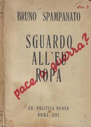 Immagine del venditore per Sguardo all'Europa venduto da Biblioteca di Babele