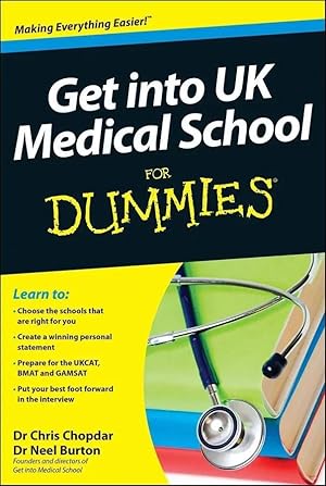 Bild des Verk�ufers f�r Get into UK Medical School For Dummies zum Verkauf von preigu