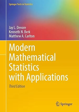 Immagine del venditore per Modern Mathematical Statistics with Applications venduto da preigu