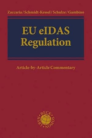 Bild des Verk�ufers f�r EU eIDAS Regulation | Regulation (EU) 910/2014 on electronic identification and trust services for electronic transactions in the internal market. Article-by-Article Commentary, Beck International zum Verkauf von preigu