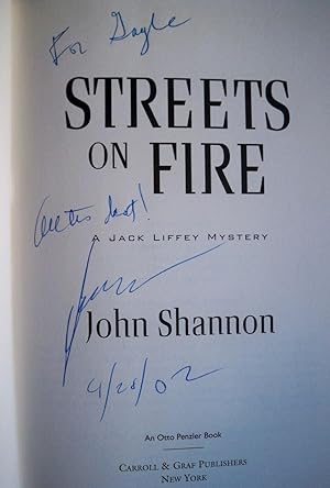 Imagen del vendedor de Streets on Fire: A Jack Liffey Mystery a la venta por Greenworld Books